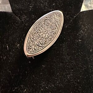 Elegant Silver Brooch
